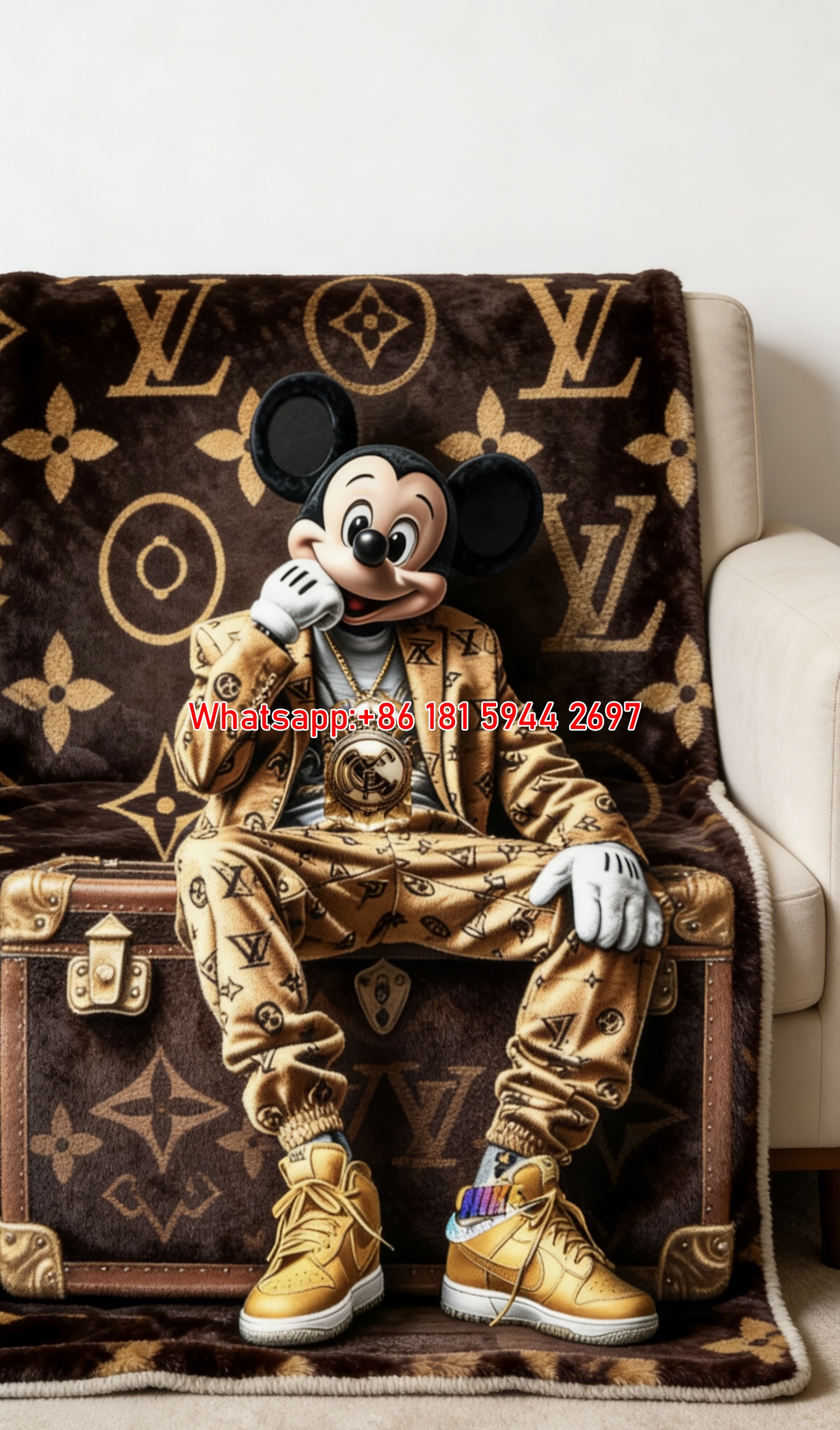 LV x Mickey Throw IMG_3038